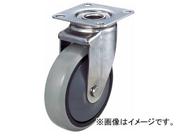 トラスコ中山/TRUSCO ナイロンホイールウレタンキャスター ステン金具 自在 φ150 TYSGUJ150(2782278) JAN：4989999531787