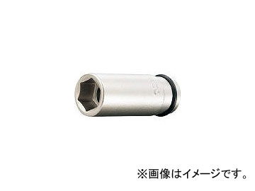 前田金属工業/TONE インパクト用ロングソケット 8mm 3NV08L(3566161) JAN：4953488265606｜apagency