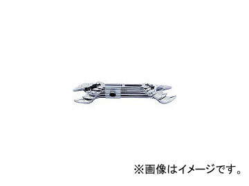 旭金属工業/ASAHI ライツールやり形両口スパナセット6丁組 LEXS6(2120739) JAN：4992676017948｜apagency