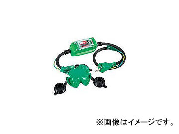 日動工業/NICHIDO 防雨型ポッキン延長ブレーカ 100V 過負荷漏電しゃ断器付 1m PBWEKT(3272583) JAN：4937305036884 :438610710:オートパーツエージェンシー