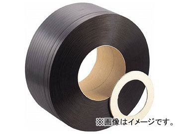 トラスコ中山/TRUSCO エコ自動梱包機用PPバンド幅15.5mm×長さ2500m巻 黒 TGPP155E(2549247) JAN：4989999131086