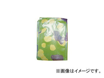 萩原工業/HAGIHARA ＃4000 迷彩シート 3.6m×5.4m TPMIS3654(3517292) JAN：4962074600295