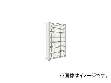 トラスコ中山/TRUSCO 軽量棚 縦仕切付 W875×D300×H2100 3列7段 73V38 NG(5022789) JAN：4989999724196