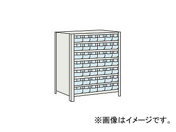 トラスコ中山/TRUSCO 軽量棚 875×450×H1200 樹脂引出透明 小×42 43X808C7 NG(5033667) JAN：4989999721614