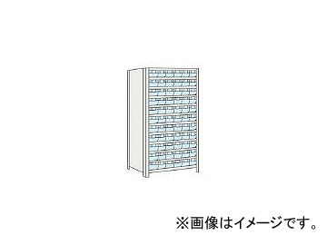 トラスコ中山/TRUSCO 軽量棚 875×300×H1800 樹脂引出透明 小×66 63V812C11 NG(5033926) JAN：4989999723243