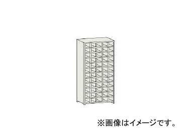 トラスコ中山/TRUSCO KB型区分棚コボレ止め付 889×264×H1802 5列12段 KB5120(5041368) JAN：4989999710793