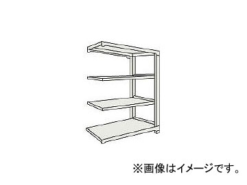 M3型中量棚 1800×571×H1500 4段 連結 NG M35664B NG(5089735) 【花柄】