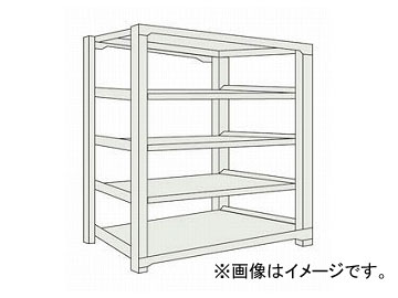 トラスコ中山 M3型中量棚 1800×471×H1800 5段 単体 NG M36655 NG(5059526)
