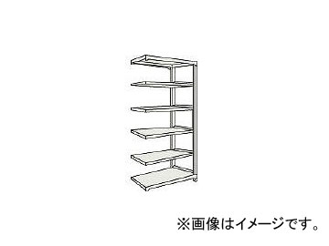 トラスコ中山/TRUSCO M5型中量棚 900×471×H2100 6段 連結 NG M57356B NG(5091268) JAN：4989999735246