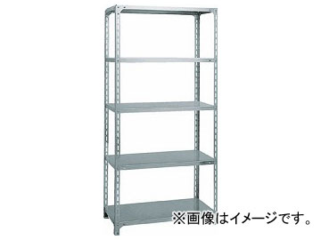トラスコ中山/TRUSCO SUS430製軽量棚 875×D600×H1500 天地5段 SU45365(3018351) JAN：4989999748475
