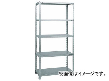 トラスコ中山/TRUSCO SUS304製軽量棚 875×D600×H1500 天地5段 SU35365(3018032) JAN：4989999748154