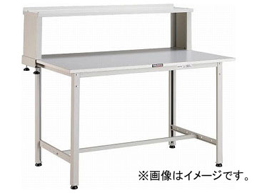 トラスコ中山/TRUSCO RAE型作業台 900×600×H740 下棚2枚付 W色 RAE0960LT2W