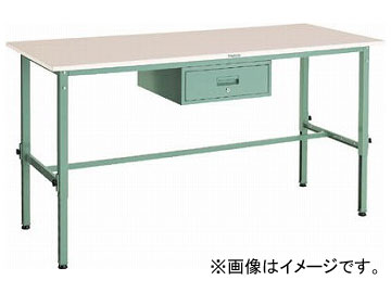 トラスコ中山/TRUSCO RAEM型高さ調節作業台 1800×750 1段引出付 RAEM1800F1(2891107) JAN：4989999815467