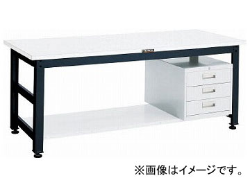 トラスコ中山/TRUSCO UTR型作業台 1800×900×H740 1段引出付 UTR1890F1(2781069)