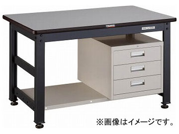 トラスコ中山/TRUSCO UTR型作業台 1800×900×H740 1段引出付 UTR1890F1(2781069)