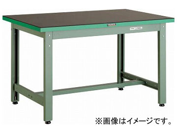 トラスコ中山/TRUSCO ゴムマット張りGWP型作業台 900×750 GWP0975G5(3032043) JAN：4989999586794