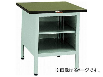 トラスコ中山/TRUSCO OW型小型作業台 棚板付 700×700×H740 OW7070B(2424061) JAN：4989999650853
