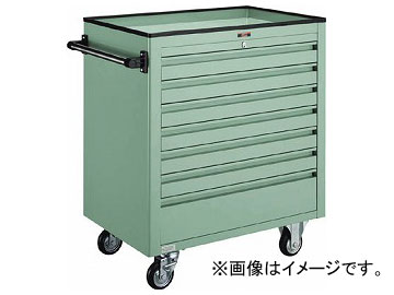 トラスコ中山/TRUSCO BM2型キャビネットワゴン 750×500×H880 浅6深1 BM2S6L1(5014450) JAN：4989999622508