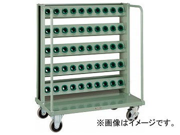 トラスコ中山/TRUSCO ツーリングワゴン BT・NT40兼用 5段 50個収納 ロック付 VTLW510(2660962) JAN：4989999627886