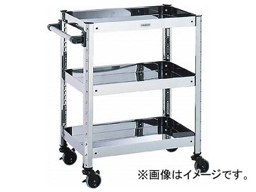 トラスコ中山/TRUSCO SUS304ステンレスワゴン W620×D420×H800 SUS3511A(5034451) JAN：4989999627329