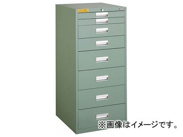 トラスコ中山/TRUSCO LVE型キャビネット 500×550×H1100 引出8段 LVE1105(2523744) JAN：4989999665925