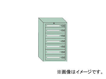 大阪製罐/OS 軽量キャビネット5型 最大積載量500kg 引出し1×6段 51003