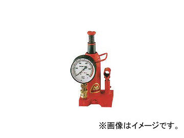 マサダ製作所/MASADA ゲージ付油圧ジャッキ 20TON MH20P(3956521) JAN