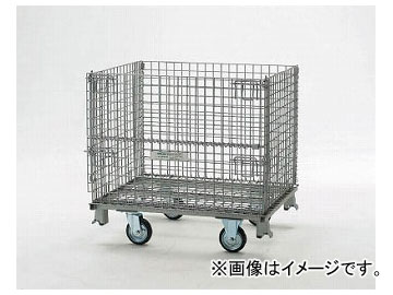 トラスコ中山/TRUSCO ネットパレット 車輪付 1000×800×955 クロムフリー T0810GS(2852519) JAN：4989999690569