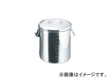 スギコ産業/SUGICO 18-8目盛付深型キッチンポット 内蓋式 300×300 SH4630D(3320383) JAN：4580128945828