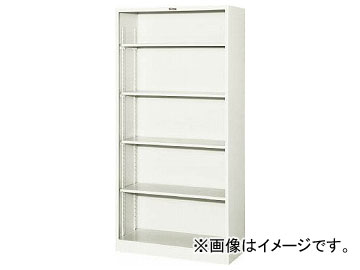 オフィス家具 書庫 TRUSCO スタンダード書庫(D400) オープン 880XH1790 (NP603)