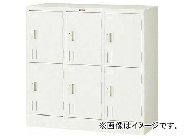 トラスコ中山/TRUSCO 多人数用ロッカー6人用 900×415×H880 シリンダ錠式 SHG6A(5208874) JAN：4989999762631