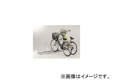 ダイケン/DAIKEN 平置き自転車ラック前輪差込式サイクルスタンド 6台収容ピッチ600 CSML6