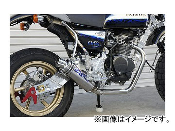 2輪 OVER ステンチタンマフラー 16-111-27 ホンダ APE100 2008年