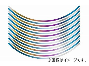 2輪 MDF 文字記号無 チタニウムリムストライプ 6粍 品番：P057-6834 チタニウム JAN：4580394163810