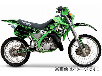 2輪 MDF ブラッディコンプリート 品番：P050-0398 グリーン カワサキ KDX125/SR JAN：4580394145946