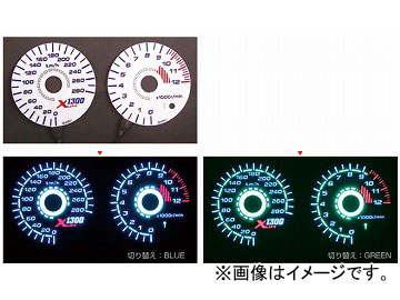 2輪 オダックス ELメーターパネル ACスタイル P042 7054 ヤマハ XJR1300 2003年〜 :425955870:オートパーツエージェンシー