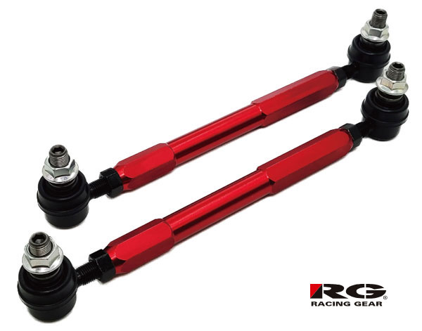 レーシングギア(RG) 調整式スタビライザーリンク スズキ スイフトスポーツ ZC31S 2005年10月〜2010年09月 M10×P1.25 入数：1セット(2本) RGSL-03-10