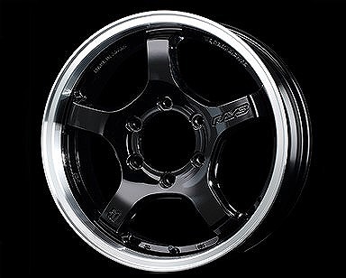 レイズ gram LIGHTS 57CR-X ホイール ブラック/リムDC(BAZ) 17インチ×6.5J＋38 6H139 入数：1台分(4本)