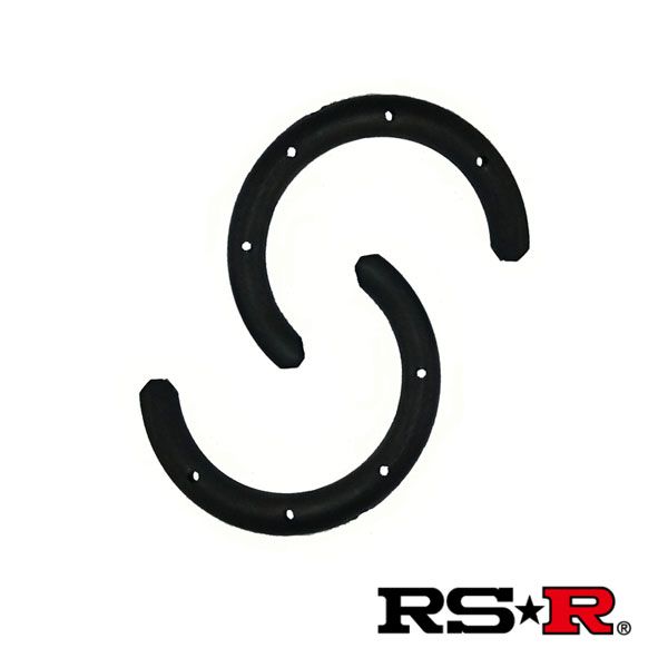 RS-R RS☆R コイルスプリングチューブ 黒 M(直径120mm) バネ径：9φ