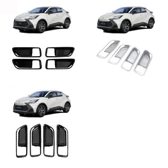 �K�p: �g���^ CHR C-HR 2024 2025 ABS �E�C���h�E �X�C�b�` �J�o�[ �C���i�[ �h�A �u���b�N�`�C���i�[ �h�A �J�[�{�� SR-AA-0740