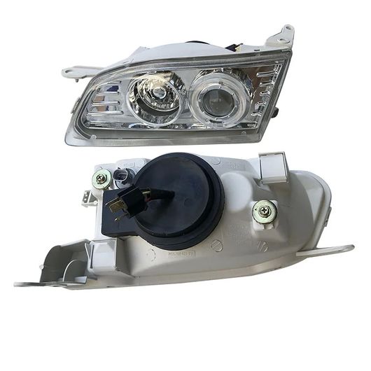 LED ヘッドランプ 適用: トヨタ カローラ AE110 ホワイト バックグラウンド エンジェルアイ レンズ ヘッドライト 1996 カローラ AE110 SR-AA-2061の画像