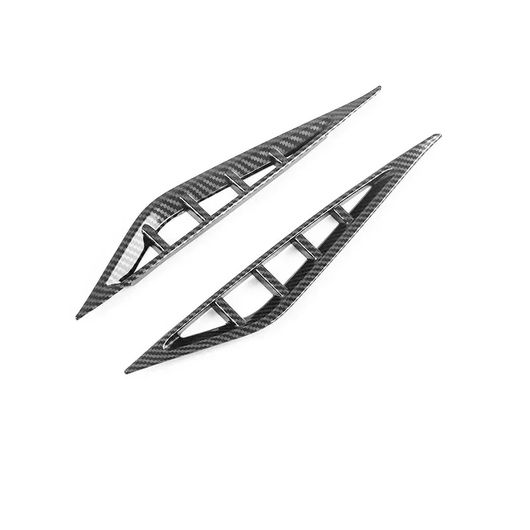 適用: 長安汽車 UNIK UNI-K 2021 2022 2023 ABS カーボンファイバー フロント リア フォグランプ 装飾 ライト カバー フロント リア SR-AA-4028_4