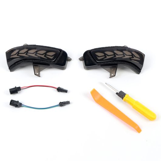 2ピース ダイナミック インジケーター ウインカー 適用: ホンダ N-ボックス スラッシュ JF1 JF2 2012-2017 LED ウインカー サイド ミラー SR-BB-5782_5