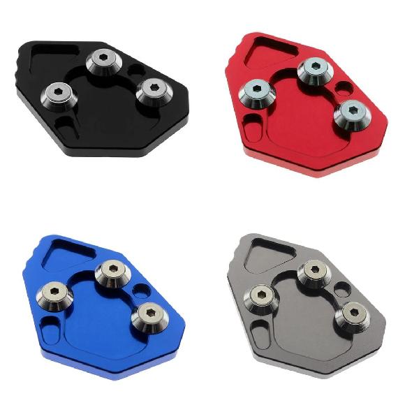 �L�b�N�X�^���h �T�C�h �X�^���h �v���[�g �p�b�h �x�[�X �K�p: BMW K1200S/K1200R 2005 2006 2007 2008 K1300S/K1300R 2009 �u���b�N�`�O���[ SR-BB-7476