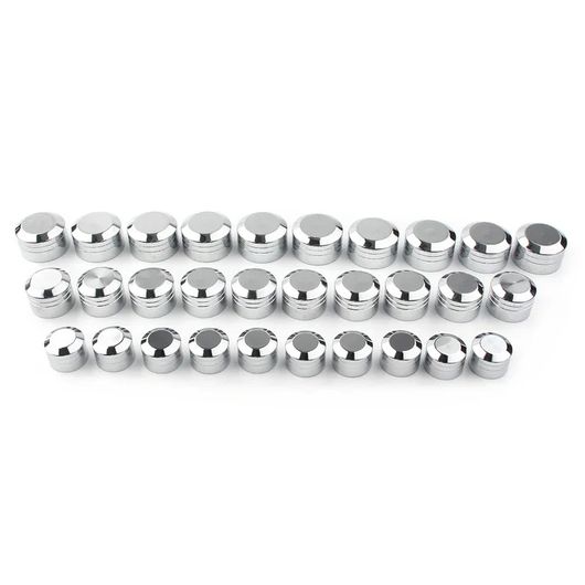 10ピース オートバイ CNC ボルト トップ キャップ カバー ユニバーサル 適用: ブラック 11.5MM・ブラック 9MM SR-BB-7826の画像