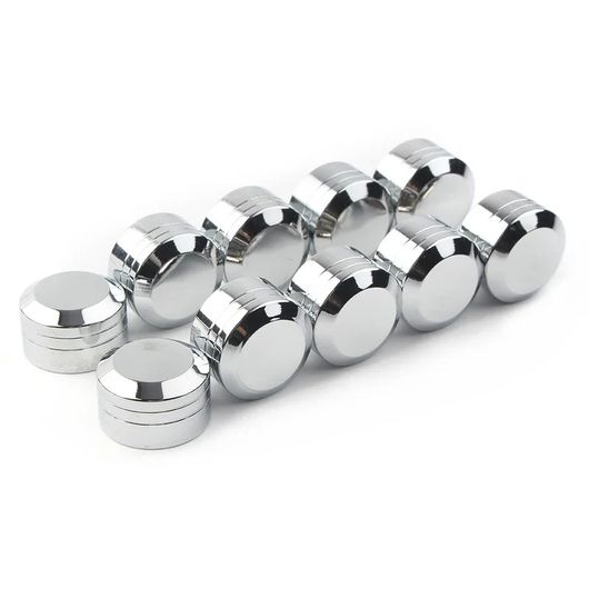 10ピース オートバイ CNC ボルト トップ キャップ カバー ユニバーサル 適用: ブラック 11.5MM・ブラック 9MM SR-BB-7826の画像