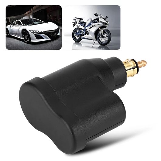 オートバイ デュアル USB チャージャー 多機能 防水 シガーソケット 12-24V パワー アダプタ 適用: モト E-バイク 5V/3.3A ブラック SR-BB-8712_4