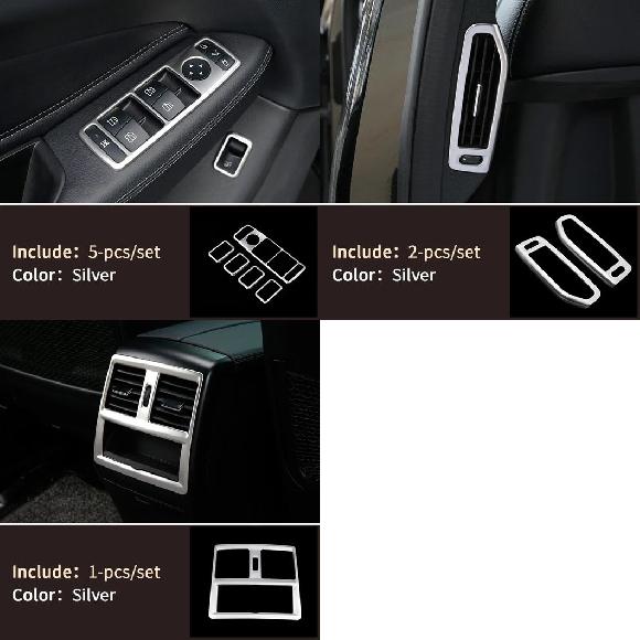 �V���o�[ �C���e���A �g���� �K�p: �����Z�f�X GLE W166 350 450 500E GLS X166 �K���X ���t�g �{�^���`���A �A�E�g���b�g SR-CC-4793