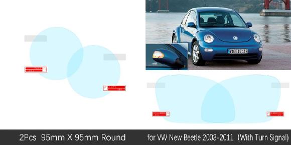 �K�p: �t�H���N�X���[�Q��/VOLKSWAGEN �r�[�g�� A5 2003-2018 �t�� �J�o�[ ���E���h 95MM X 95MM�EVW �r�[�g�� 03-11 SR-CC-5198