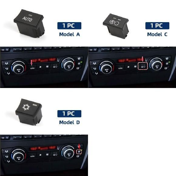 �X�C�b�` �{�^�� 64119344143 �G�A�R�� ���C �A�W���X�^�[ �K�p: BMW 1 3 X1 X3�V���[�Y E82 E88 E84 E90 F25 NO.1�`NO.4 SR-CC-8256